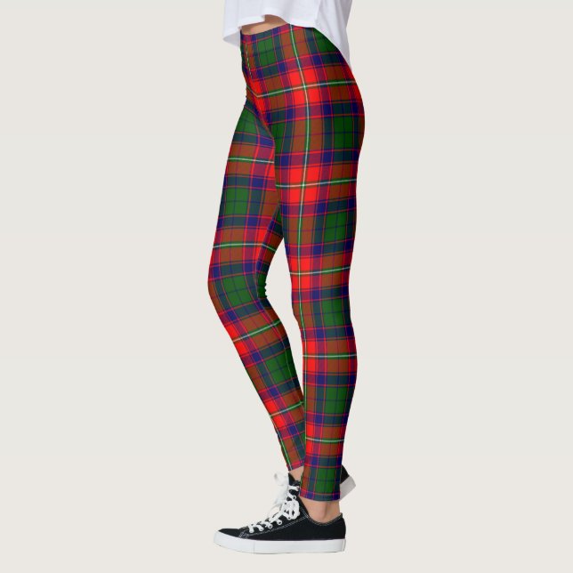 Leggings pour femmes Clan Riddell Tartan Scotstee (Gauche)