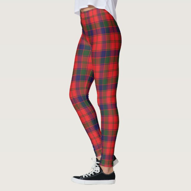 Leggings pour femmes Clan Robertson Tartan Scotste (Gauche)