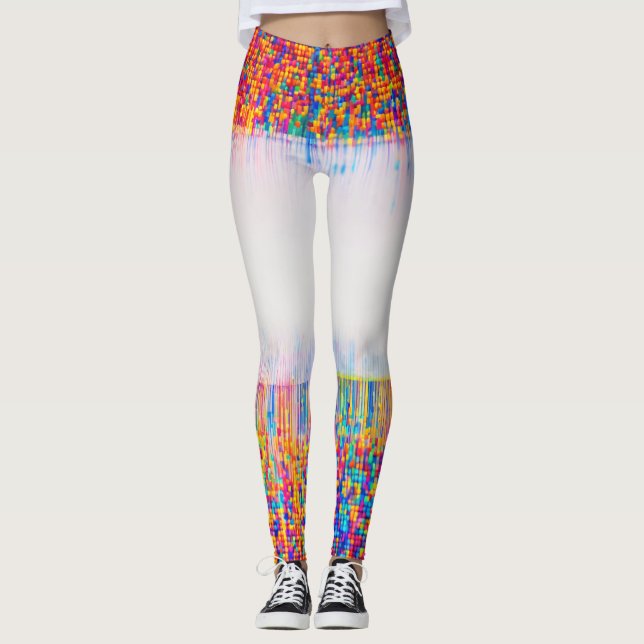 Leggings pour femmes de taille élevée - élégant, é (Devant)