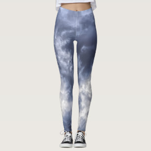Leggings pour femmes   Eco Fitness Nuages & Ciel