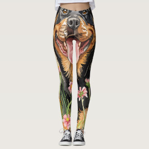 Leggings pour femmes – Impression de chien Rottwei