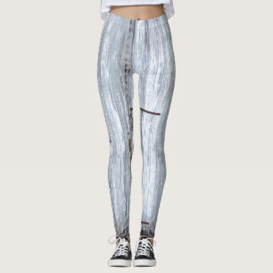 Leggings pour femmes Lavage blanc Bois Grange Port