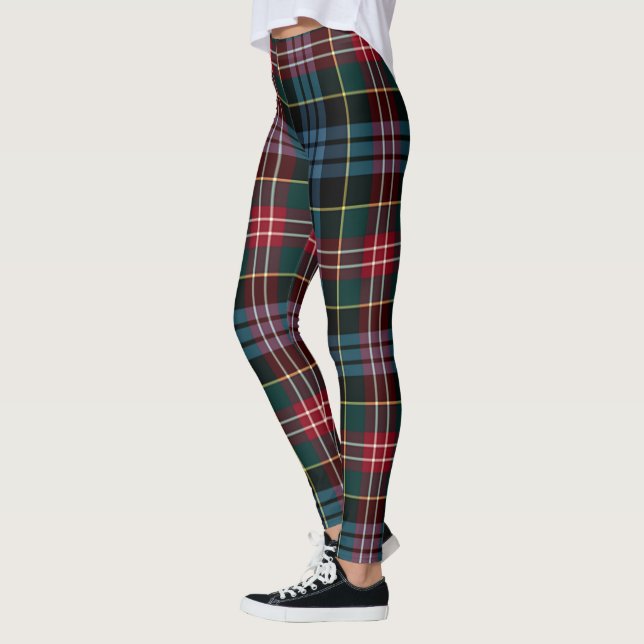 Leggings pour femmes Tartan Clan Comyn Scotstee (Gauche)