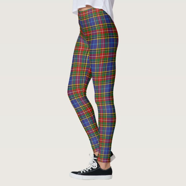 Leggings pour femmes Tartan du clan Scotstee Bethu (Gauche)