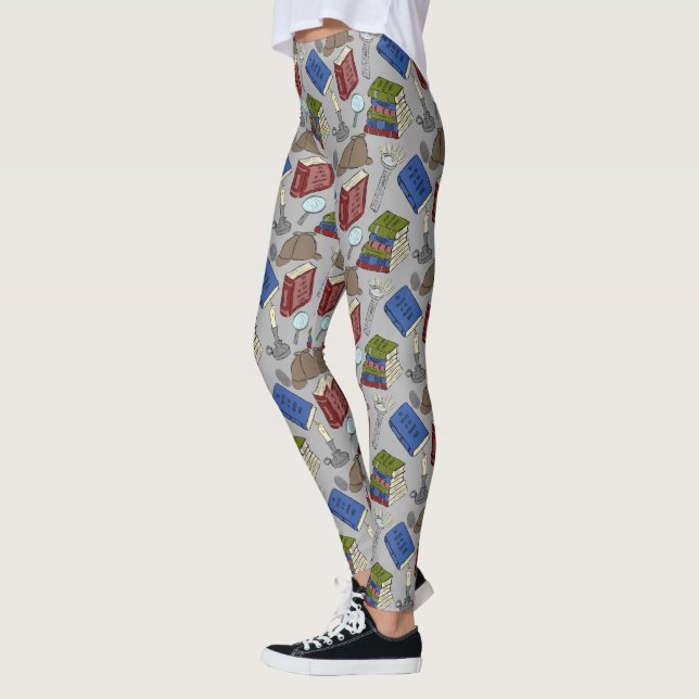 Leggings Pour Les Lecteurs Mystères Romans Livres Motivés (Gauche)