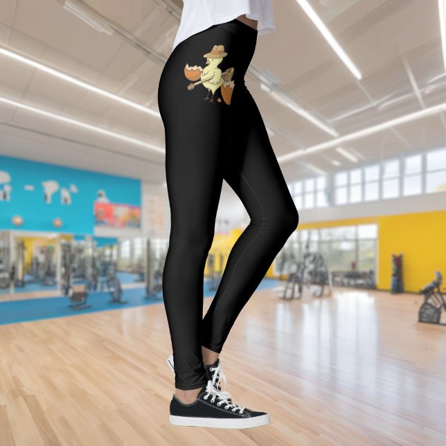 Leggings Poussin de Pâques avec Bouzouki (Créateur téléchargé)