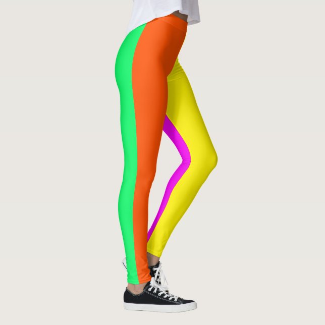 Leggings Pouvez-Vous Me Voir Maintenant ? Neon Running Jogg (Droite)