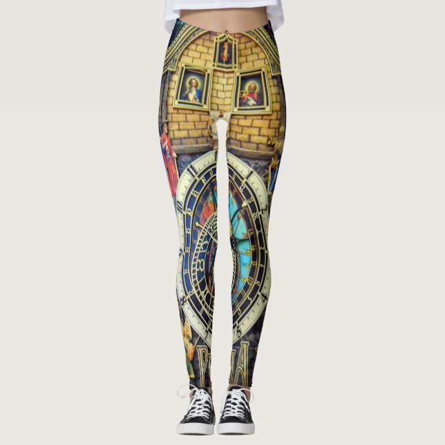 LEGGINGS PRAHA PRAGUE HORLOGE ASTRONOMIQUE (Devant)