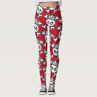 Leggings Princess Skull