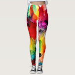 Leggings Prisme de bijoux - Aquarelle<br><div class="desc">Prisme de bijoux II par Jennifer Goldberger. Présente un design abstrait avec des couleurs et des formes variées dans un style aquarelle. | 143801Z</div>