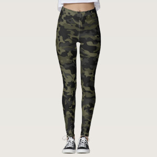 Leggings Pro guêtres vertes de Camo