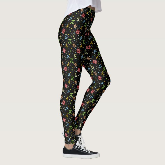 Leggings Professeur de mathématiques - Symboles mathématiqu (Droite)