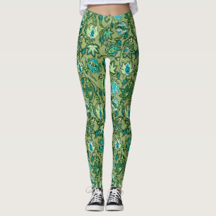Leggings Protea Batik Hawaï Tropical Floral