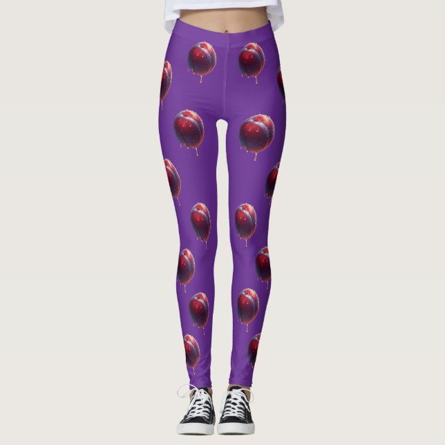 Leggings Prune Sucrée (Devant)