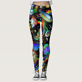 Leggings psychédéliques pour femmes