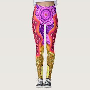 Leggings Puissance de feu magique Mandala