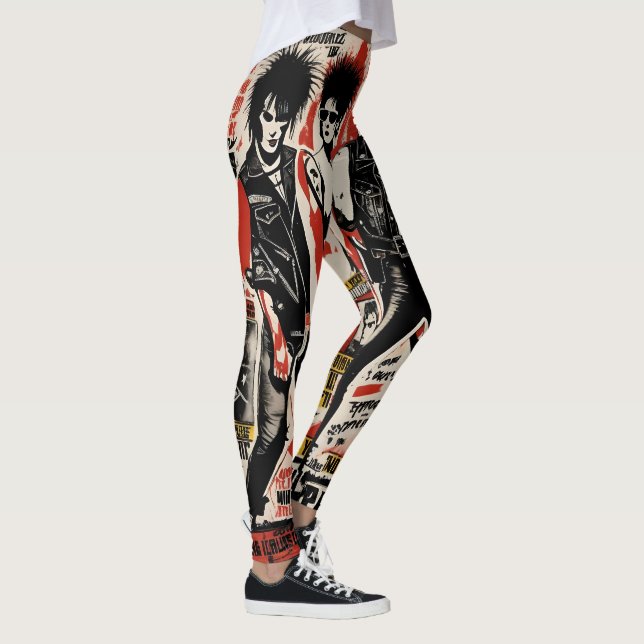 Leggings Punk Rock Vintage (Droite)