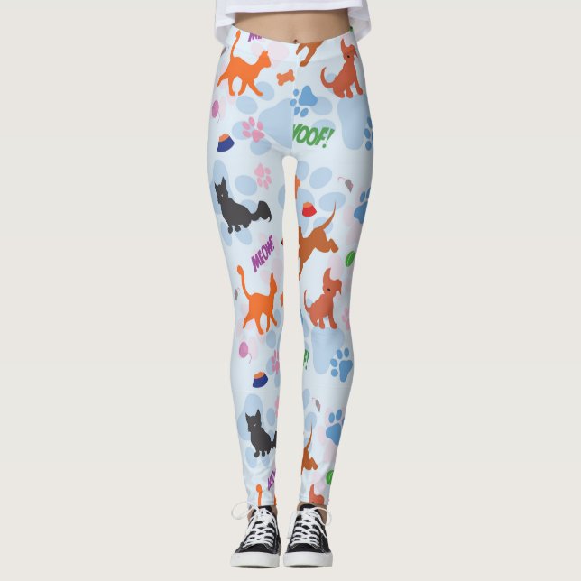 Leggings Puppies et Kittens (Devant)