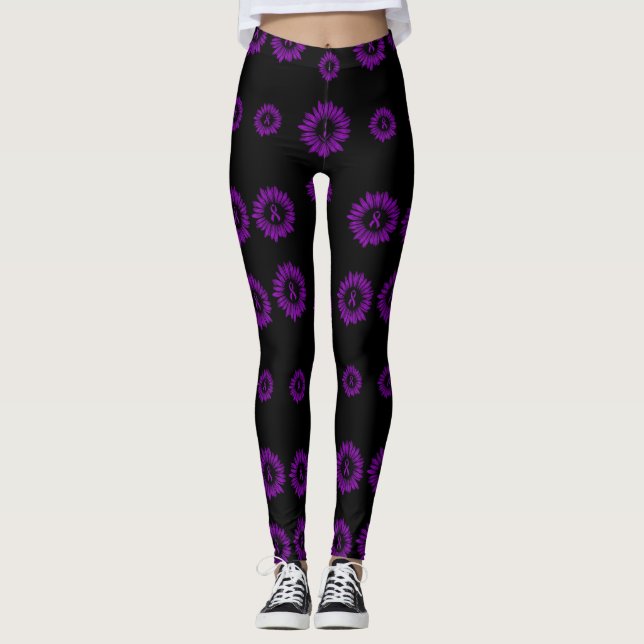Leggings Purple Daisy...Daisy (Devant)