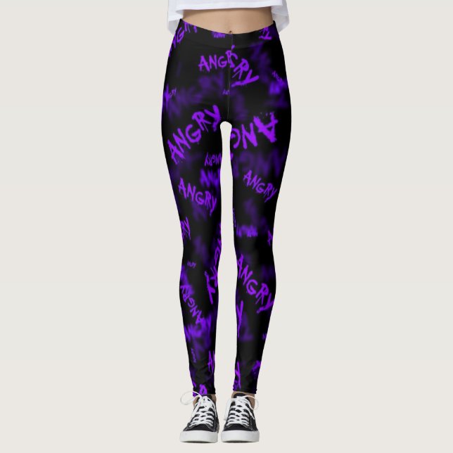 Leggings Purple Fashion Girl Sport (Devant)