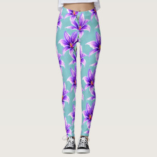 Leggings Purple Lilly du Motif de la Vallée