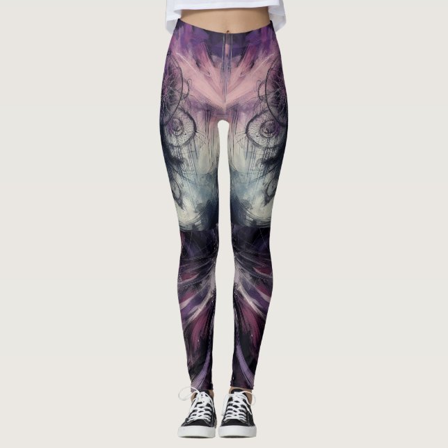 LEGGINGS PURPLE RÊVE CATCHER (Devant)