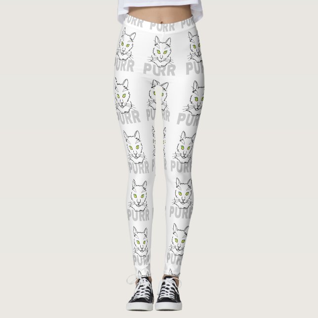 Leggings Purr de chat (Devant)
