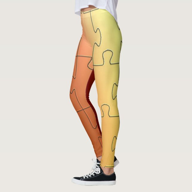 Leggings Puzzle de cuivre (Gauche)