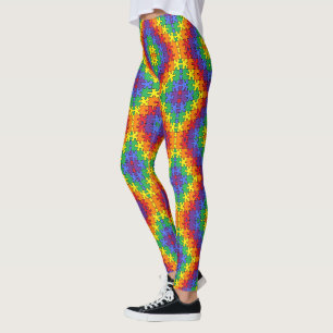 Leggings Puzzle de sensibilisation à l'autisme par EelKat
