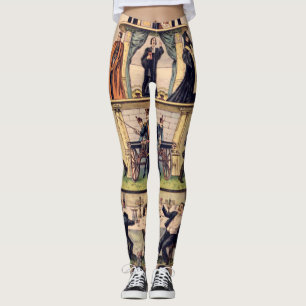 Leggings Pyramide Du Système Capitaliste