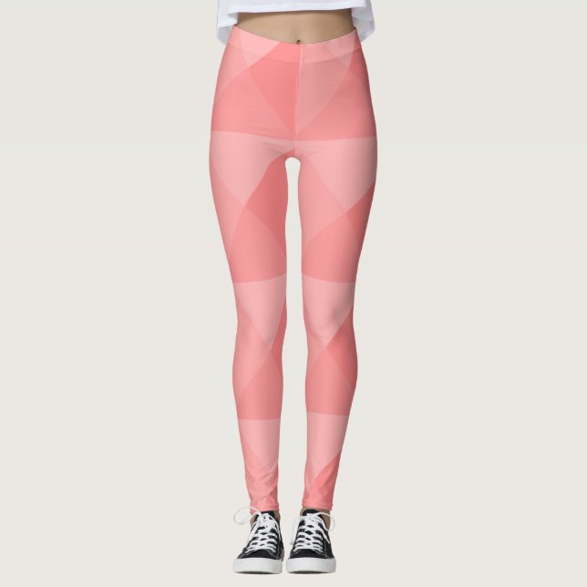 Leggings Pyramides saumons (Devant)