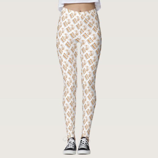 Leggings Quand la vie devient floue ajuster votre focus (Devant)