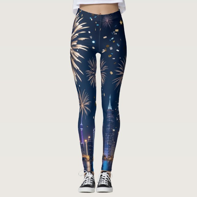 Leggings Quand les lumières commencent à s'éteindre (Devant)