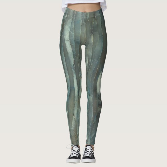 Leggings quartz vert mossy (Devant)