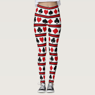 Leggings Quatre costumes de carte