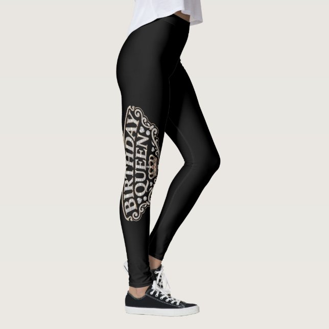 Leggings Queen de la mode pour anniversaire (Droite)
