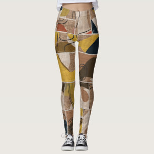 Leggings Quilt collage en patchwork : impression mixte.