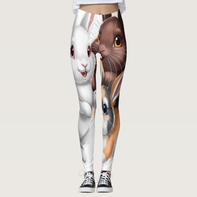 Leggings Rabbit family  (Devant)