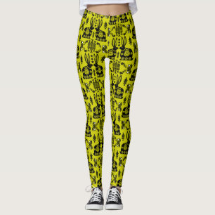 Leggings Rabbit Nordic Scandinavian Folk Art