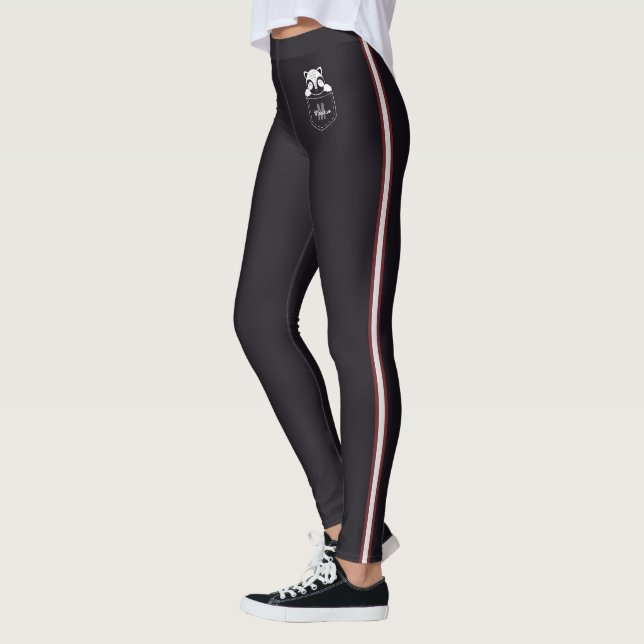 Leggings Raccoon Cute En Poche Avec Doublure (Gauche)