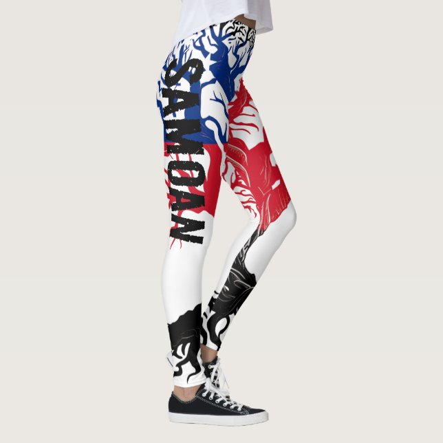 Leggings RACINE SAMOAN noir (Droite)
