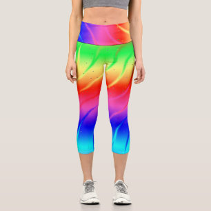 Leggings Rainbow Capri brillants