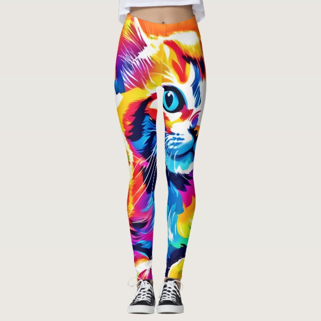 Leggings Rainbow Kitten Dreams (Devant)