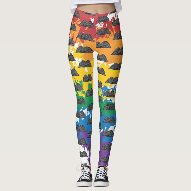 Leggings Rainbow Memento Mori (Devant)