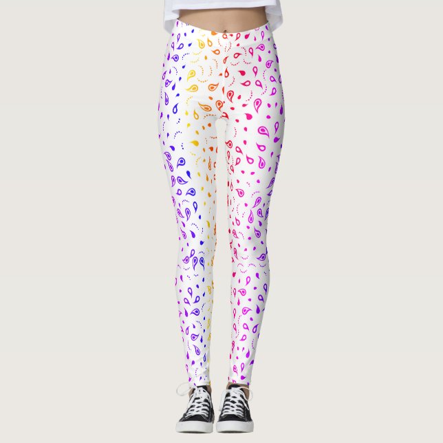 Leggings Rainbow Paisley (Devant)