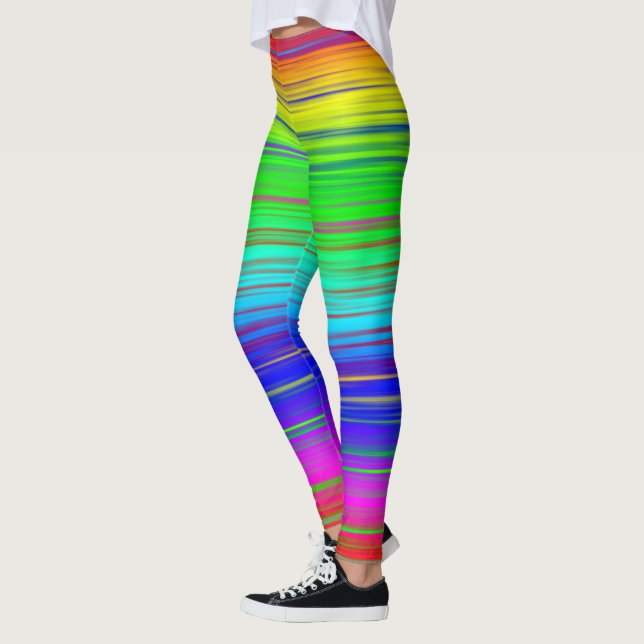 Leggings Rainbow Streaks (Gauche)