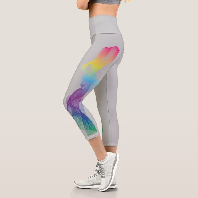 Leggings Rainbow Twist Capri (Gauche)