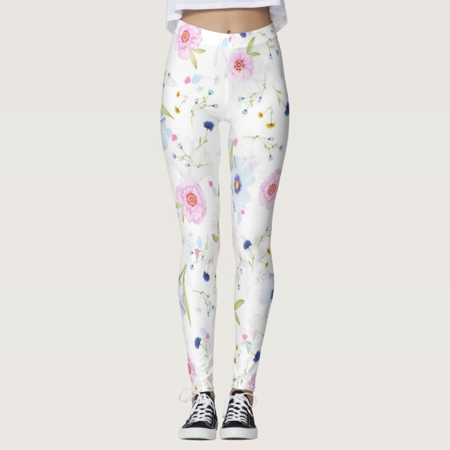 Leggings Raspodia florale (Devant)