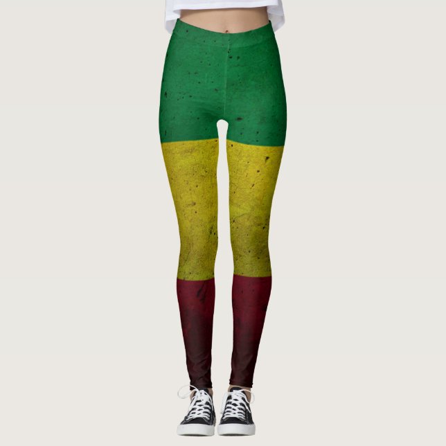 Leggings Rasta Yoga Reggae Leggins (Devant)