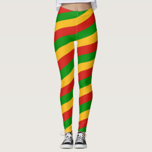 Leggings RASTAFARI DRAPEAU COULEURS rayures + vos idées
